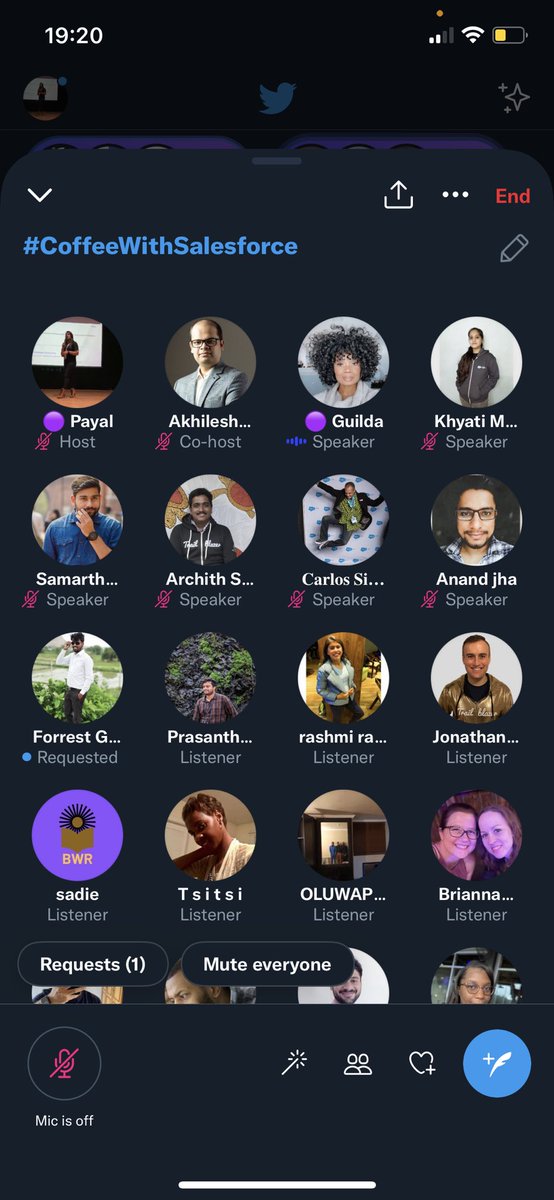 LounganiPayal's tweet photo. The first #CoffeeWithSalesforce of 2022 went awesome✨
Thank you so much @justguilda @akhilesh2s @SamarthSri_ @Archithsr_sfdc @akaCarioca @TrailblazerEsha and everyone for joining us 🤩
Hope to see you in upcoming #TwitterSpaces 🤩🤩
#MarketingChampions #MomentMarketers https://t.co/SQ808RJxkf