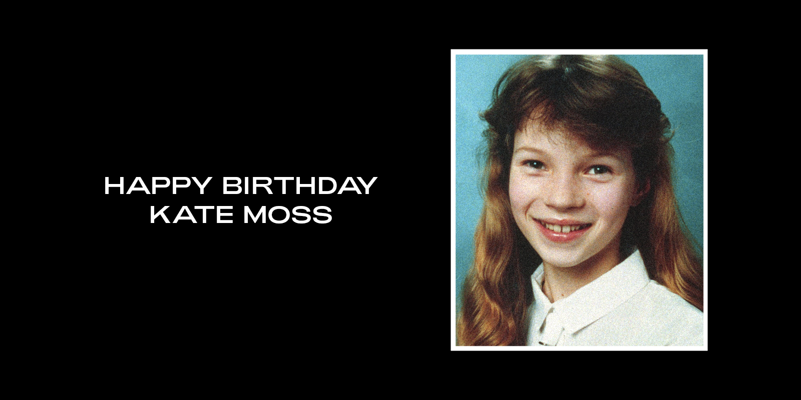 Beyoncé wishes Kate Moss a happy 48th birthday. 