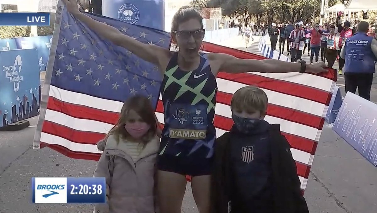 Mother. Wife. Full-Time Realtor. American Record Holder.

Congrats, <a href="/KeiraDAmato/">Keira D'Amato</a>.
