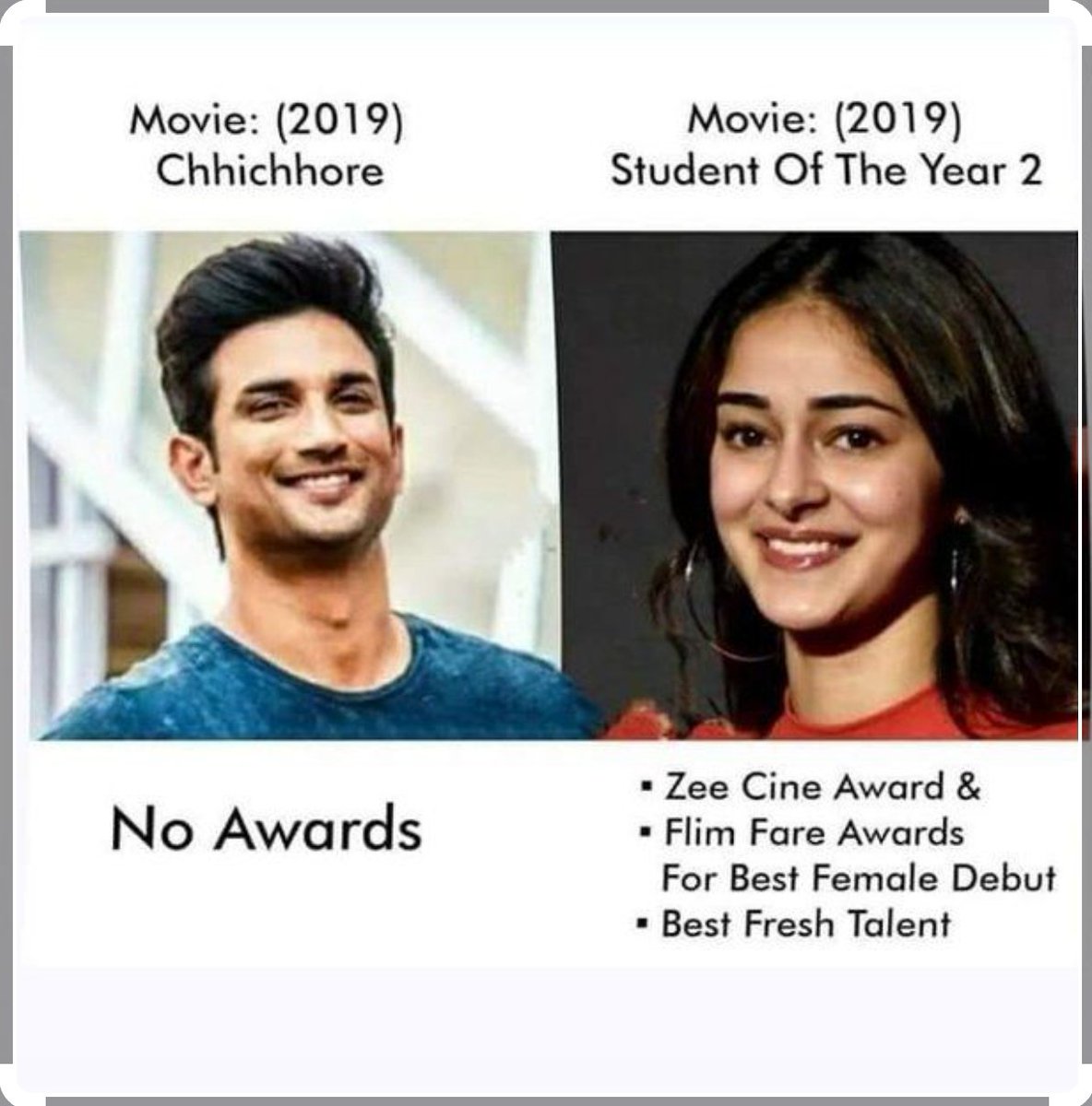 The_Justice_Bot's tweet photo. #BoycottBollywood 

Boycott Nepotism 👊 

BIG NO TO BOLLYWOOD https://t.co/agZur9QotS