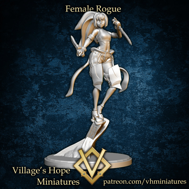 warfigure's tweet photo. Female Rogue | Dynamic action pose hero adventurer / assassin by warfigure https://t.co/npA1phmkVR via @Etsy 
*best* quality prints 🎲⚔️♟ by @warfigure
💰save 25%💰with January sale minis
Create your #ownnarrative &amp; #bettergameboard #tabletop #Frostgrave #Malifaux #DnDminiatures https://t.co/OlsfkxORx8