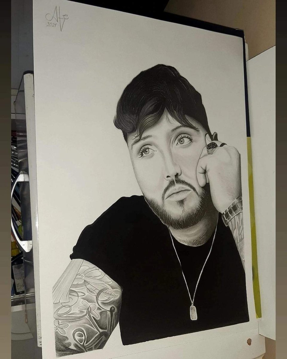 ✏️ NEW artwork of <a href="/JamesArthur23/">James Arthur</a> by Alé Rodriguez