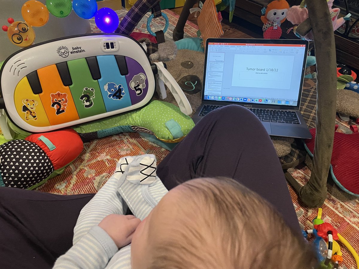 sbrucemd's tweet photo. How tumor board gets done these days! 👶 https://t.co/EKoz7uUFr0