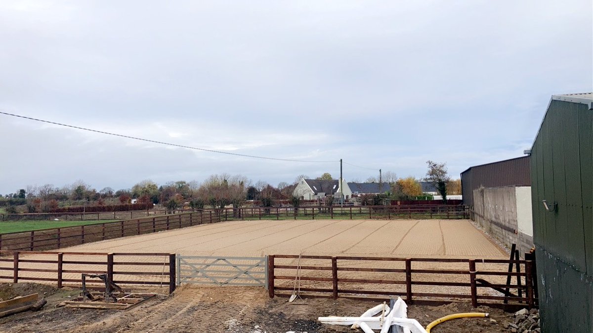 Happy New Year to all our followers and customers for 2022. Thank you for your business and continued support over the years. Here is a completed Arena from start to finish in Kildare from last year. Get in touch paddywhelan.ie