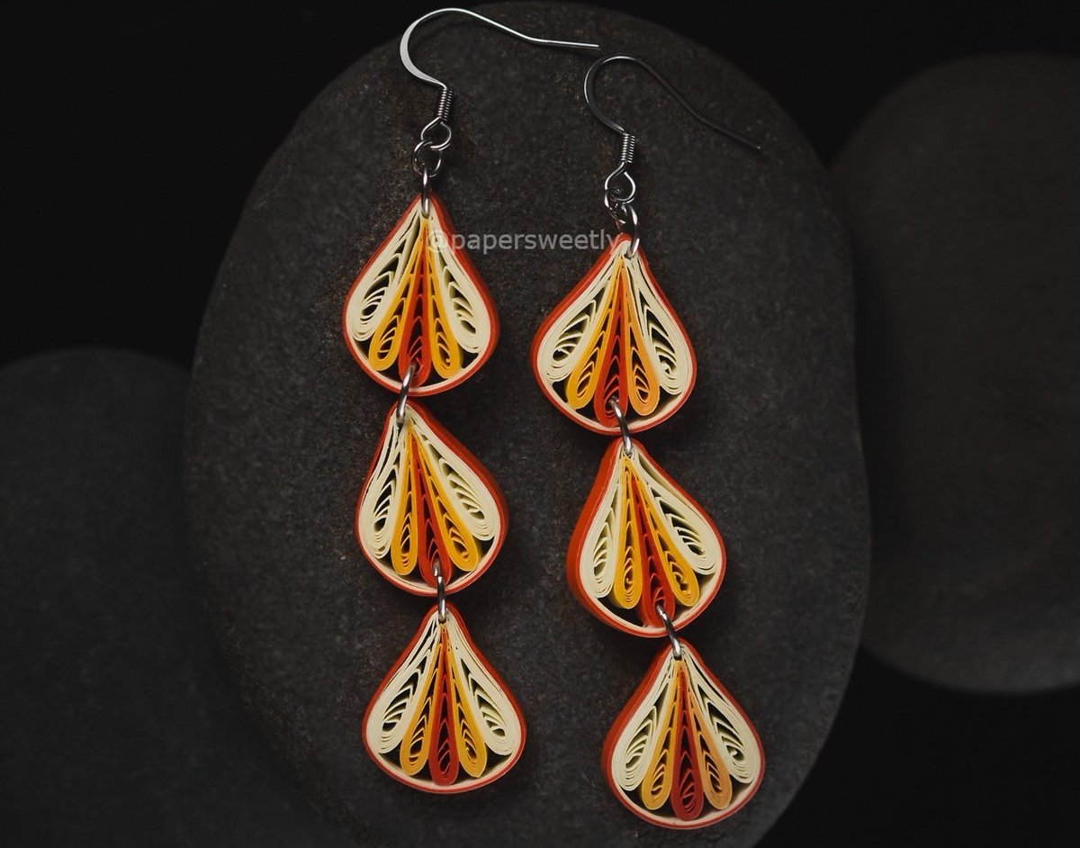 Earrings are an add-on to your loveliness!!
📸<a href="/benshoots/">ben</a>
.
.
All Paper Sweetly designs are copyright protected. Feel free to get inspired by my work, but refrain from copying my designs.⁠
.
.
#paperjewelry #papersweetlyearrings #paperearrings #quilledearrings