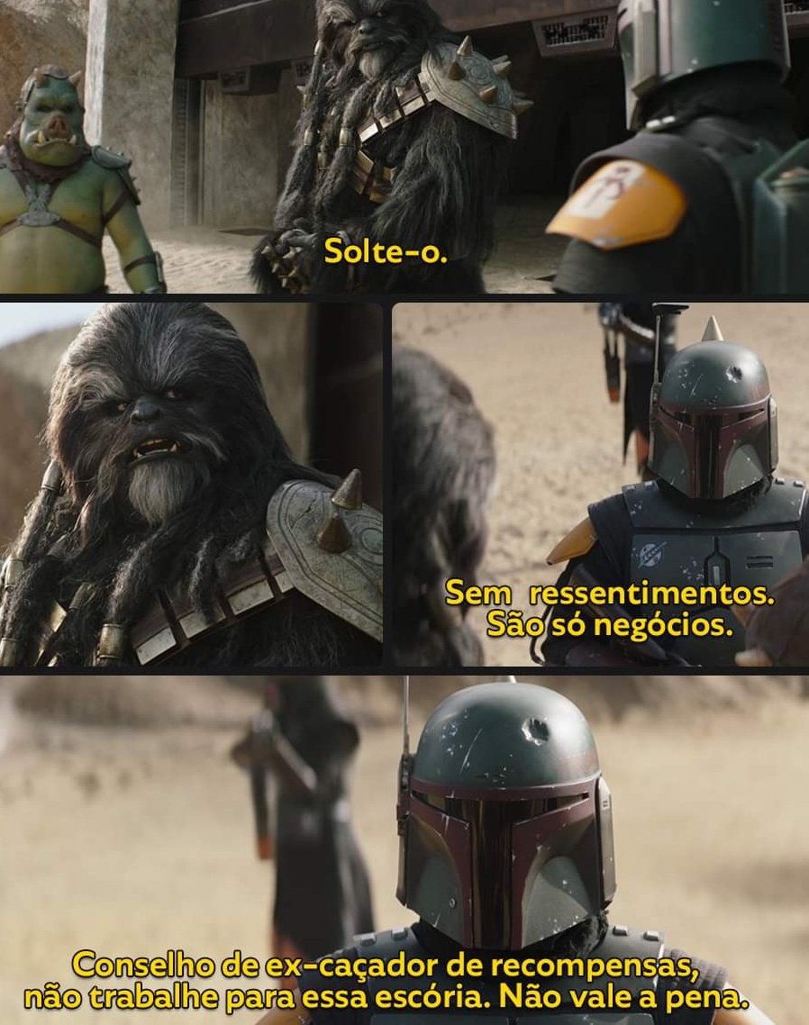 tionitro's tweet photo. Sabedoria de Mercenário Veterano! #BobaFett #nitroseries https://t.co/zat68qXKg3
