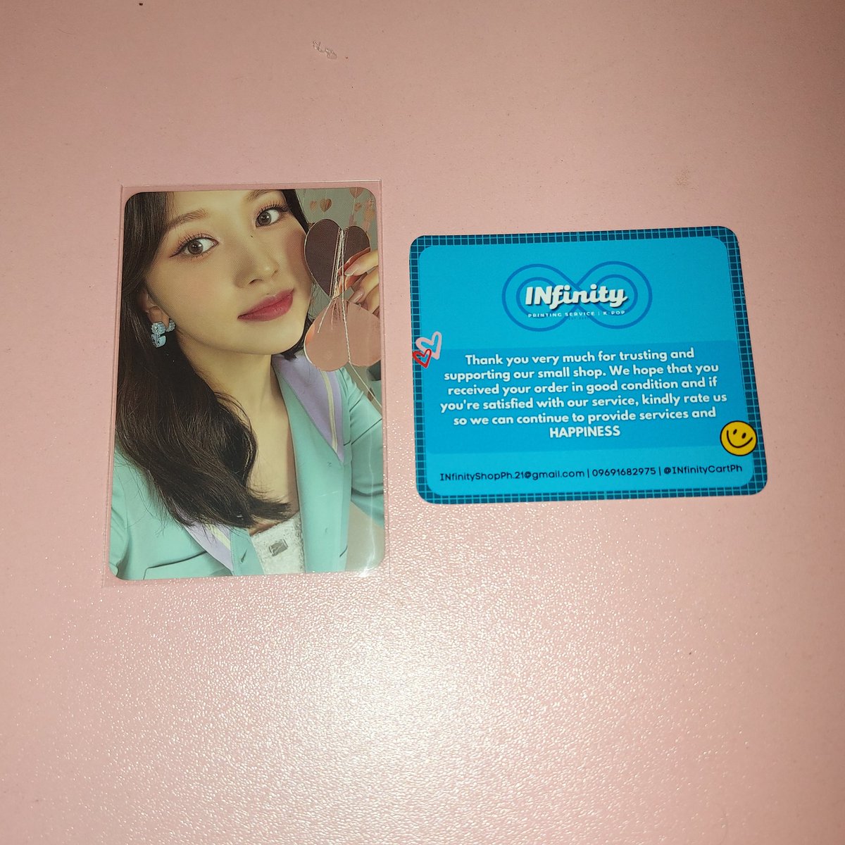 kopiminari's tweet photo. got a mail today ! ♡ #jamy_mails

Thank u so much @INfinityCartPh for this Mina PC. It arrived safely. Thank you rin sa bonggang freebies ang dami tas may mask pa 😭

☆ @INfinityCartPh https://t.co/E76UhMOiyz