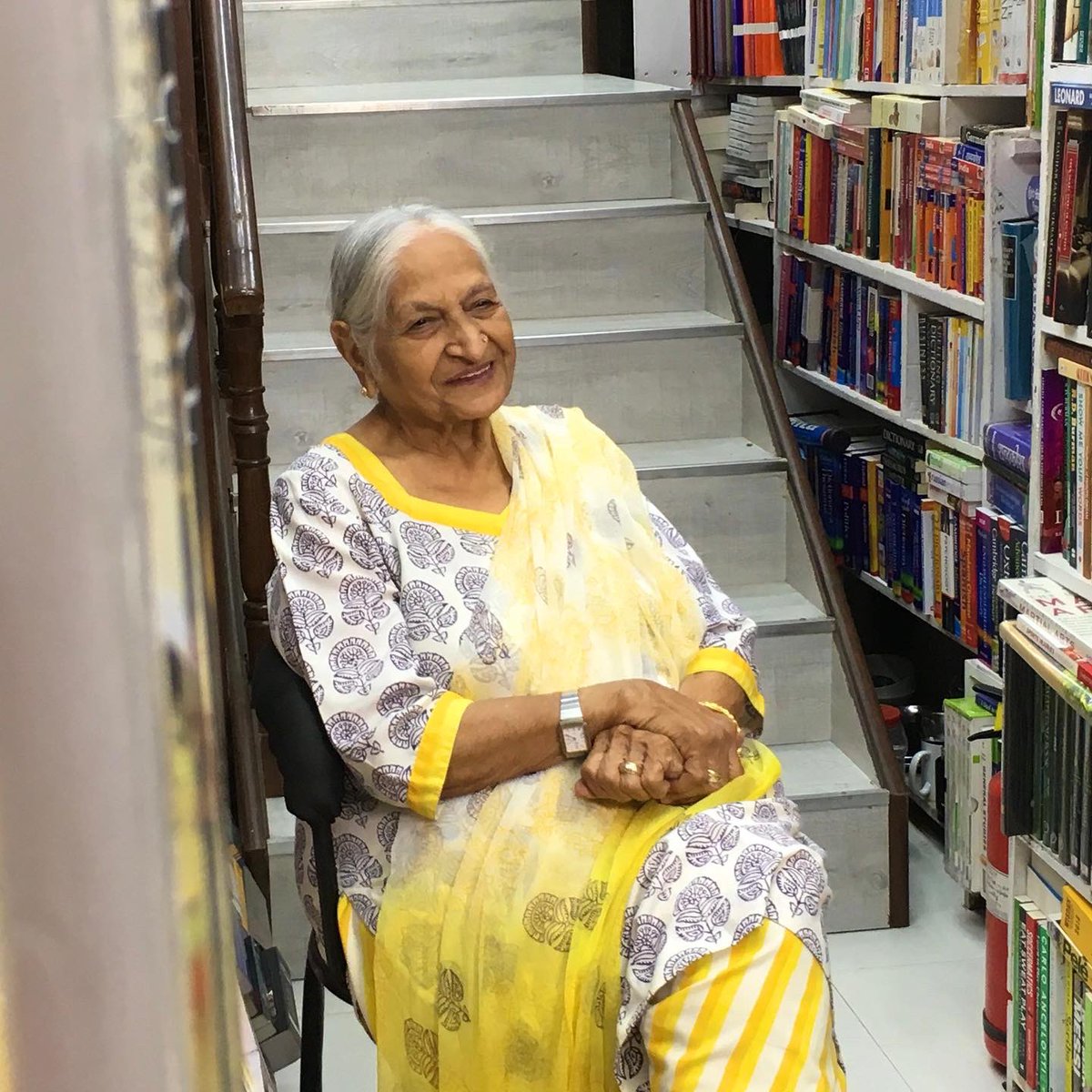AanchalMalhotra's tweet photo. My grandmother and beautiful (book) cover-girl turns 90 today! https://t.co/RiA8jqSKgd