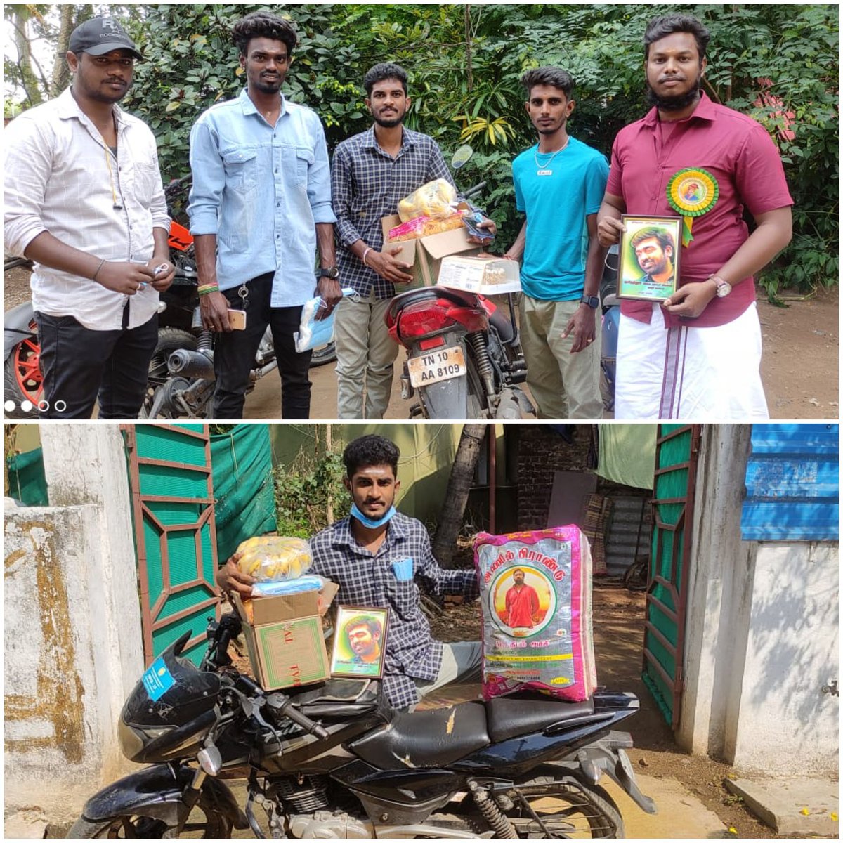 Kanchi_VSPFC's tweet photo. மக்கள்செல்வனின் #பிறந்தநாளை முன்னிட்டு
காஞ்சி மாவட்ட தலைமை சார்பாக இன்று சாலையோரம் இருப்பவர்களுக்கும் ஆதரவற்றவர்களுக்கும் உணவு &amp; ஆதரவற்றவர்களுக்கு மளிகை  பொருட்கள் , இனிப்பு வழங்கிய தருணம்..😍

#HBDVijaySethupathy #MakkalSelvan @VijaySethuOffl @kumaran_VSP @SETHUVIJAY_VSP https://t.co/paEPsgMX2I