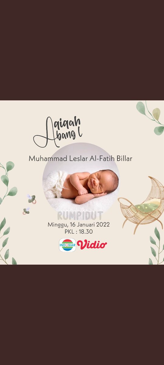 DeviRuwaida's tweet photo. Udah cantik
Nungguin 
#AqiqahAbangL donk
Inshaa allah berkah barokah sehat2 ya anak ganteng baik budi nya bunda les n papabi https://t.co/WRqhJEJpGF