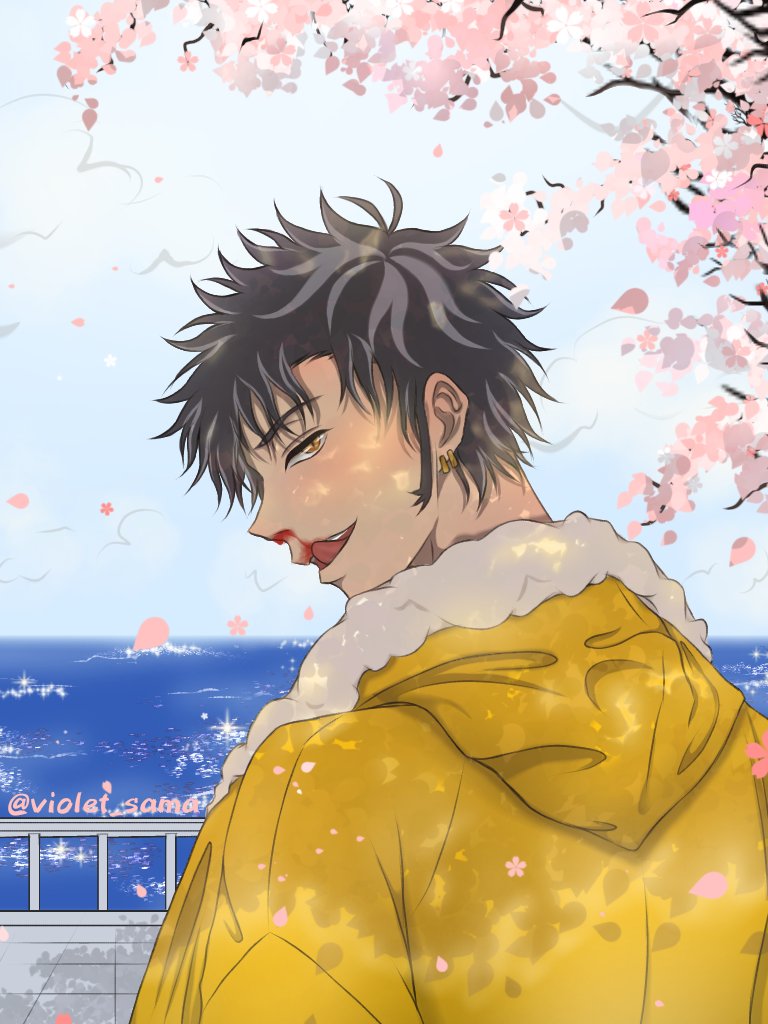 thunn_yamone's tweet photo. Cherry blossom date with Law<3
#ONEPIECE #trafalgarlaw #law #fanart https://t.co/Y7wyyLCXDJ