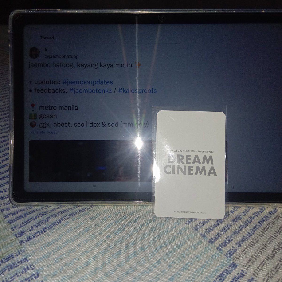 wts lfb ph 

jaemin dream cinema 4x6 pc
⁕  php 400
⁕  onhand

payo / 3 days reservation only. 

t. nct dream md xr photocard