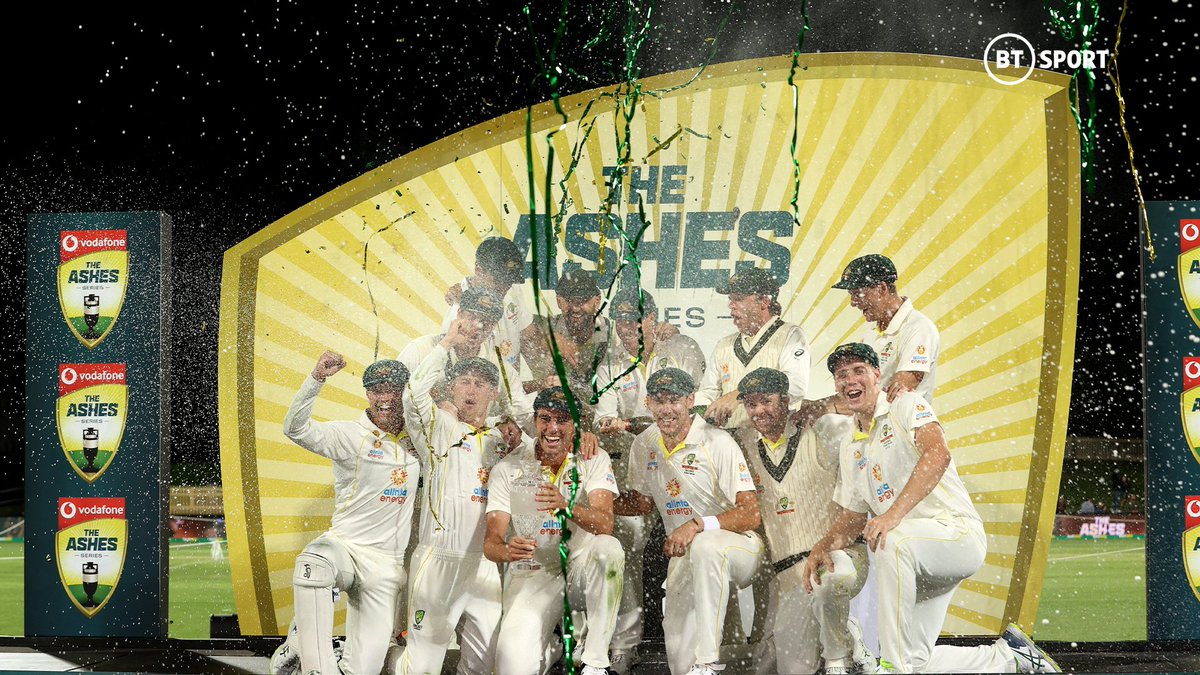 cricketontnt's tweet photo. Congratulations to Australia 👏👏

They have comprehensively out-batted, out-bowled, and out-fielded England, and thoroughly deserve their 4-0 win 💪

#Ashes https://t.co/I2huJQB3tc