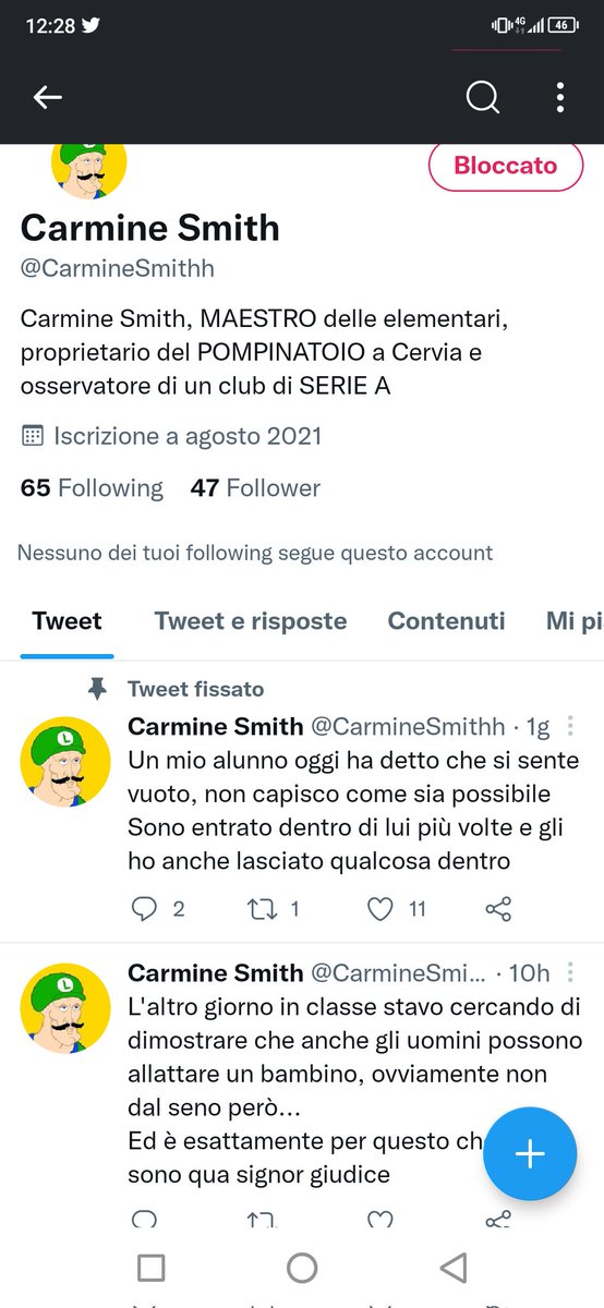 Chiaraandy's tweet photo. Dal libro #Buongiorno1Cazzo secondo Chiara :
#FermiamoCarmineSmith
#fermiamoli #SenzaSeESenzaMa https://t.co/1WSqZ0Yil2