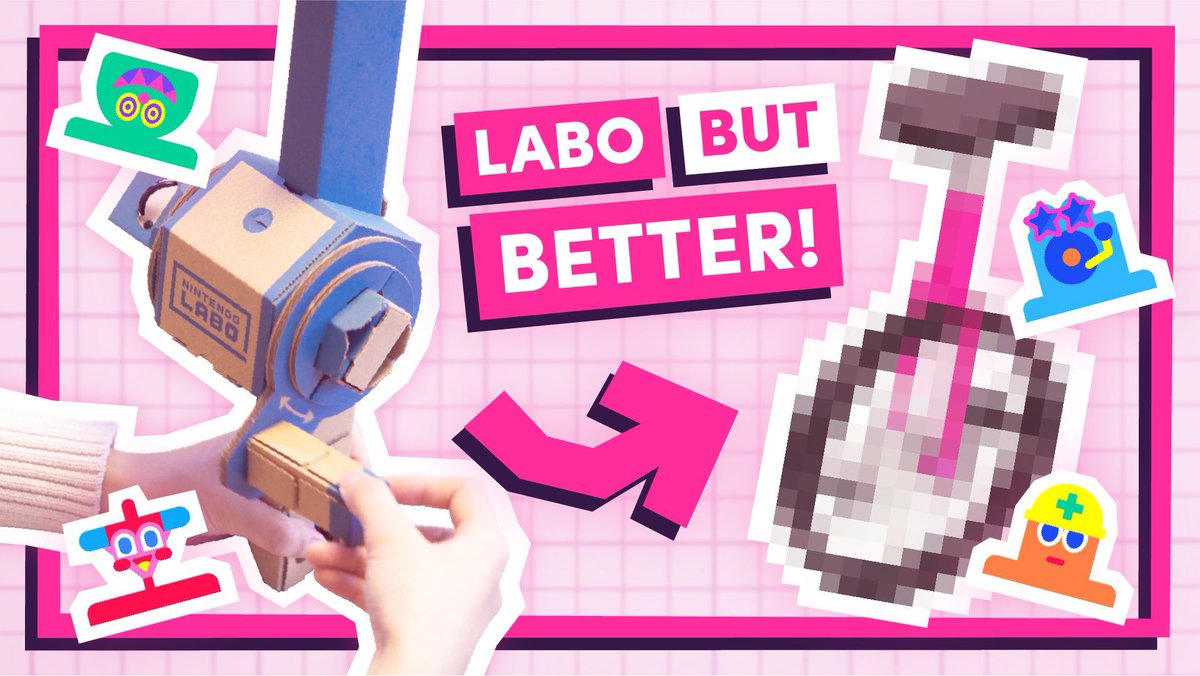 Starting off 2022 strong with a new YouTube vid!🥳🙌🎉 This time we combine two of Nintendo’s most innovate games, #NintendoLabo and #GameBuilderGarage to push the creative potential of both and truly think outside the box!💥
youtu.be/vTJH11qXtys