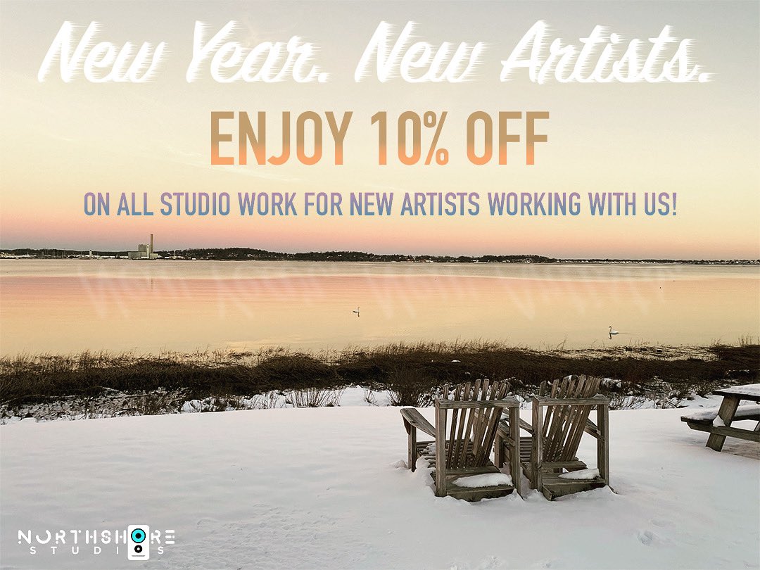 NorthShoreCT's tweet photo. 🚨 CALLING ALL NEW ARTISTS 🚨

This year, take an additional 10% off all studio work for those working with us for the first time!

New Year. Great Prices. Professional results. 💪🏼 https://t.co/cJgl48CHNR
