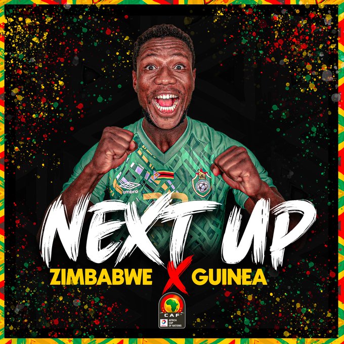 Here Are Live-stream Links Where You Can Watch AFCON Match Zimbabwe Vs Guinea
