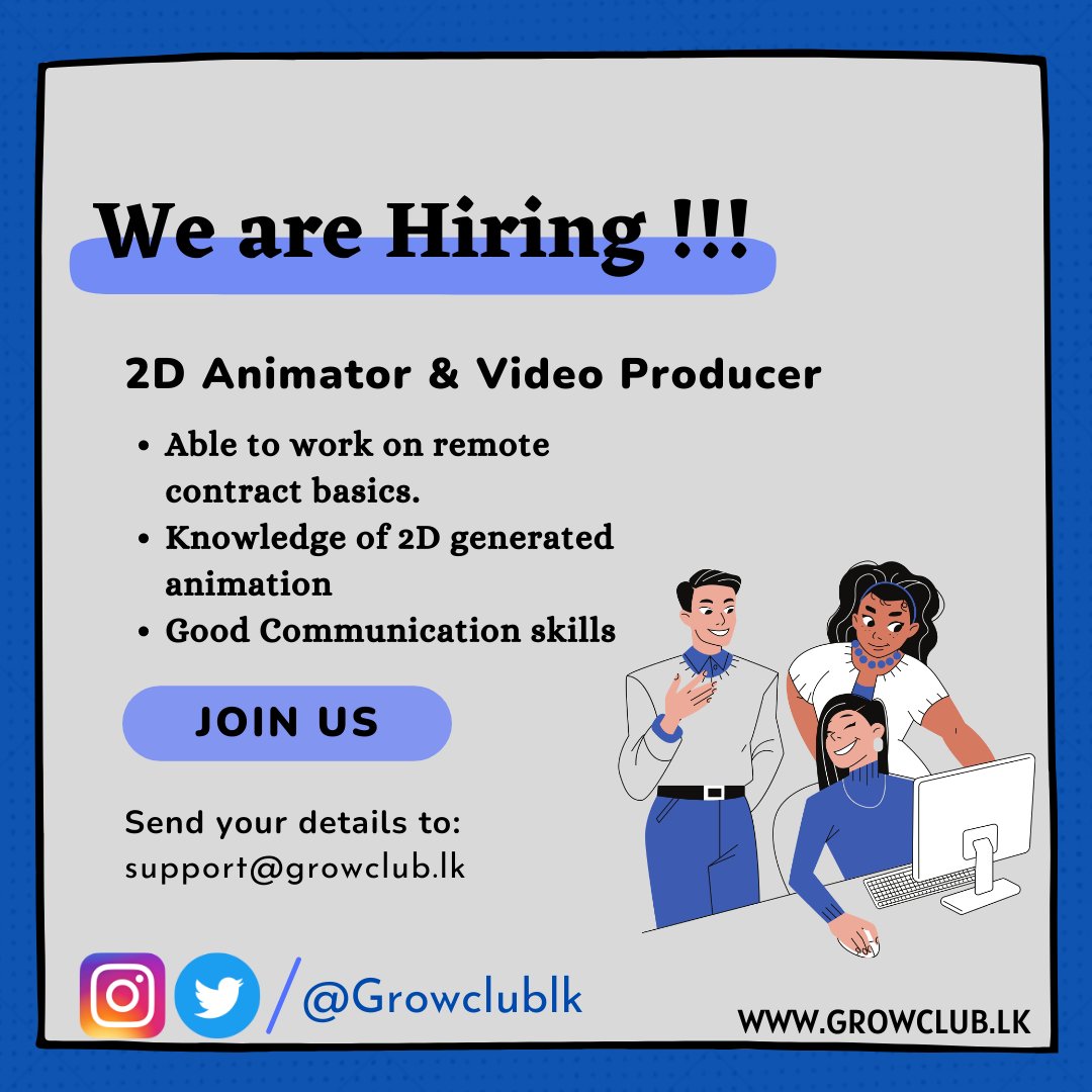 growclublk's tweet photo. DM us or Mail usπ¬ππ»
Other details will be discussed thereafter βπΌ
.
#2Danimation #videoscribe #whiteboardexplainer https://t.co/FpHl99JPL9