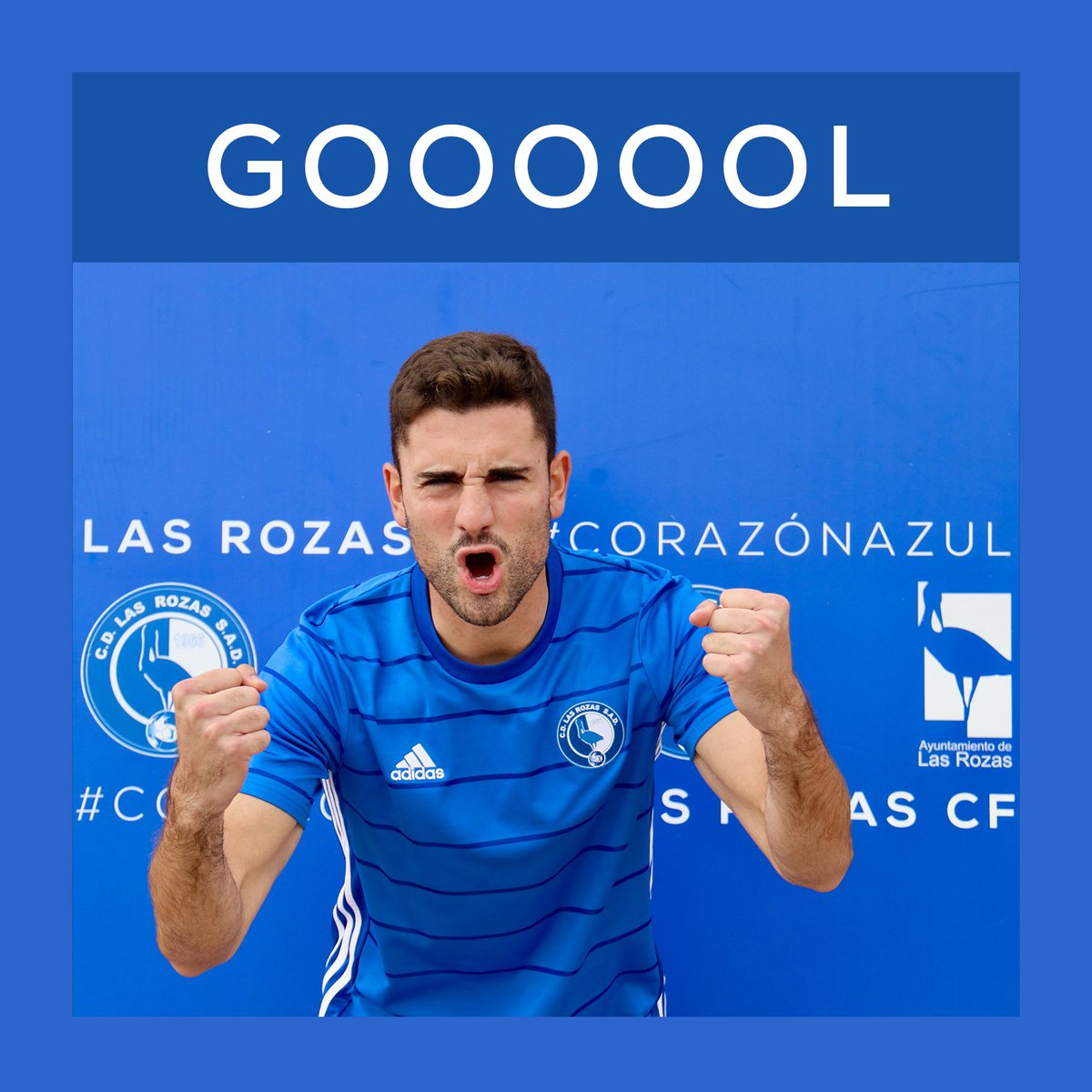 LasRozas_CF's tweet photo. PRIMER EQUIPO| 45’. GOOOOOOOOL  de @GonTalavera. Saque de esquina de @tito20malagon, cabezazo de @inakigomez, despeja el guardameta rival y Tala hace el 2º.

@LasRozas_CF 1-0 @adparla
⚽️ @Carboonell
⚽️ @GonTalavera

#CorazonAzul | 💙
#QueTodoVuelvaAEmpezar https://t.co/HfZv4cQ7WU
