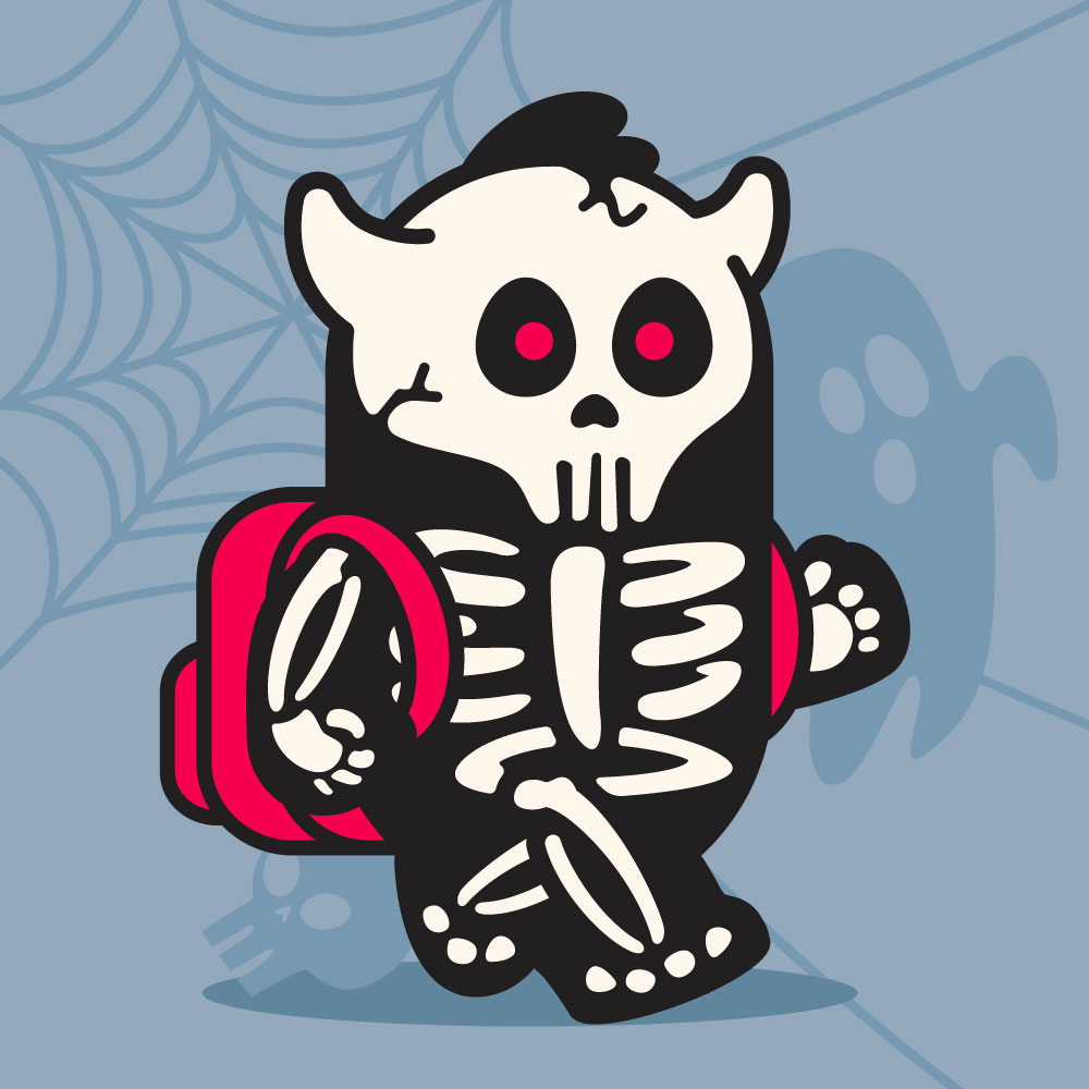 PowerMonstersTV's tweet image. Knock, Knock.
Who’s there?
Skully.
Skully who?
Skully-ton is bone-shakin’ at your door!

#colormonsters #NFTCommunity #nft