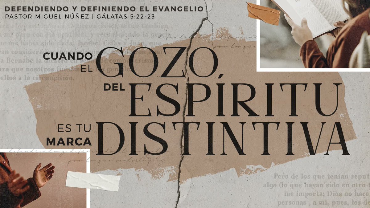 LaIBI's tweet photo. Este domingo en #LaIBI, el pastor Miguel Núñez (@PastorMNunez) estará predicando el sermón “Cuando el gozo de Espíritu es tu marca distintiva” basado en Gálatas 5:22-23.

Puedes conectarte a nuestra transmisión en vivo entrando a https://t.co/KUmmjiWwCP https://t.co/zn7JXe5oHg