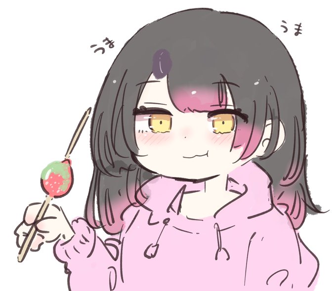 #ロボ子Art
ロボ子さんのいちご飴(抹茶味)たべたい 