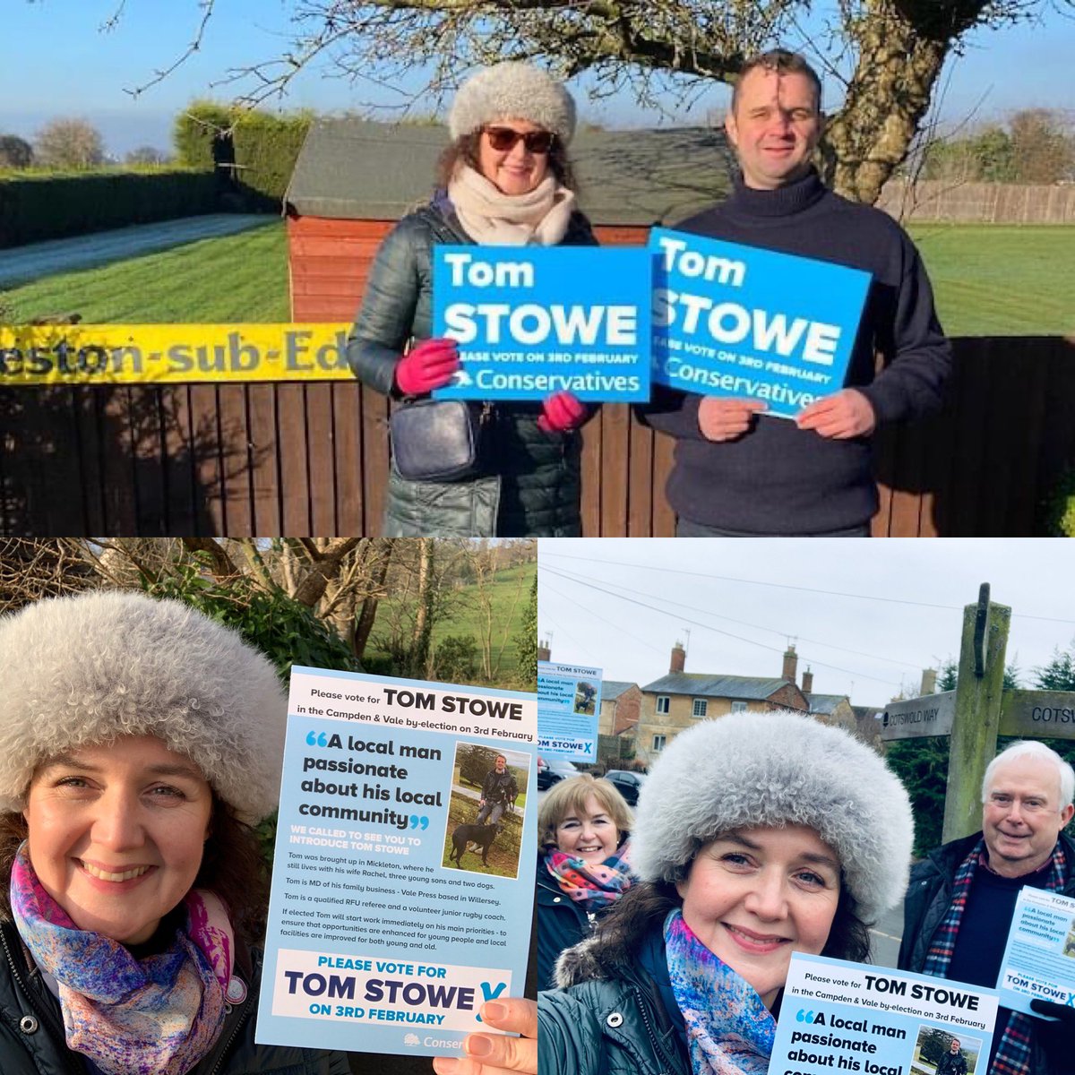 Great campaigning sessions for #TomStowe4CampdenVale #byelection #StrongLocalVoice positive responses on the doorstep . 10,500 steps of #CotswoldWay walked with #CotswoldDistrictCllrs Jill&Stephen 👍🏻👍🏻