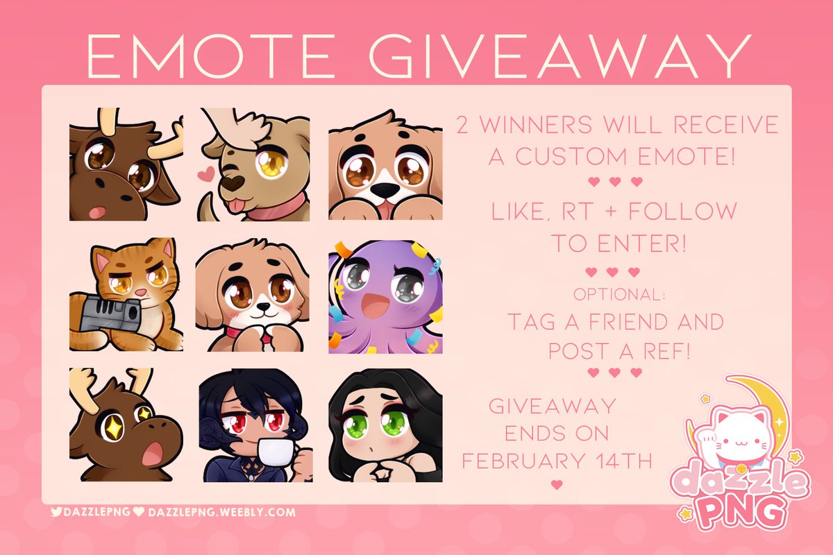 dazzlePNG's tweet photo. ♡ i'm hosting a giveaway to mark the start of 2022! ♡
RULES:
✨like this post!
✨retweet this post! (quote RT's do NOT count)
✨follow me!
✨optional: tag a friend and post a ref!
♡ giveaway ends on february 14th ♡
good luck to everyone entering! ＼(≧▽≦)／ https://t.co/RyGtPXXmK0