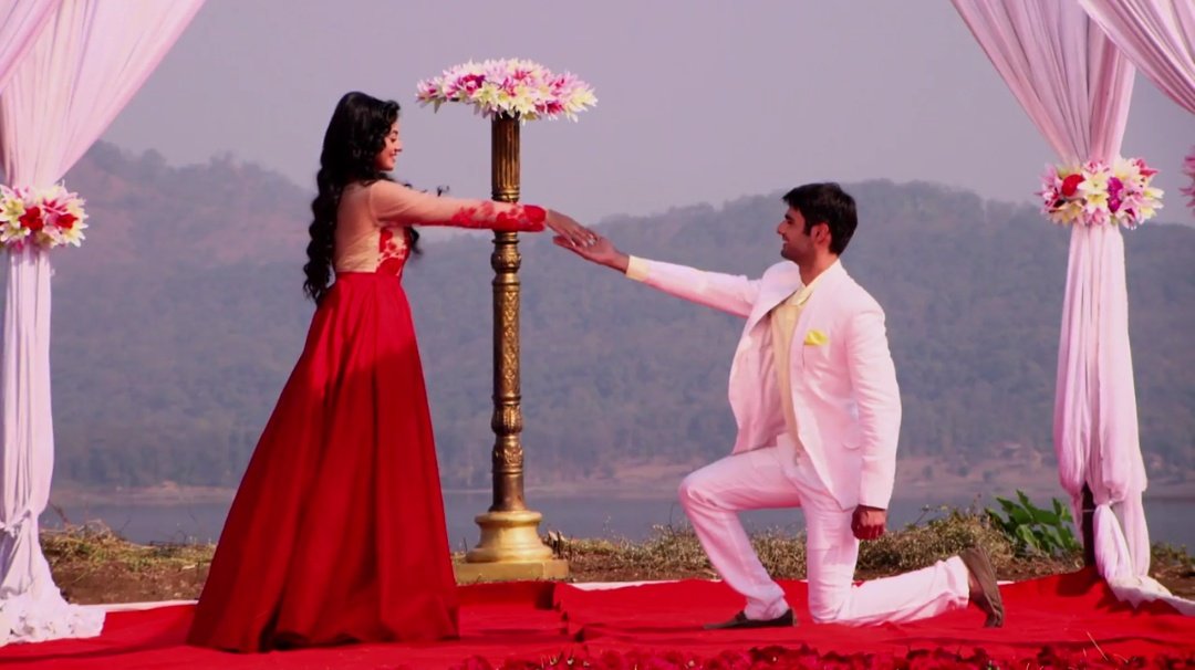 Hellyfan_Khushi's tweet photo. This grand 🚁🚁 proposal.... Haaye💓💓💓💓 https://t.co/FANQrhpz2e