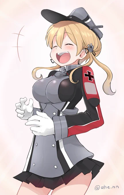 楽しそうなオイゲンさん 