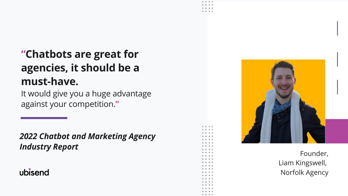 In our latest industry research, we combine interviews with marketing agency leaders with in-depth research to build a clear picture of the future of marketing agencies.

hubs.li/H0-NJG20

#chatbots #marketingagencies #agencies