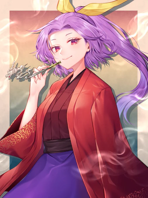 去年末くらいに描いてた駒草さん 