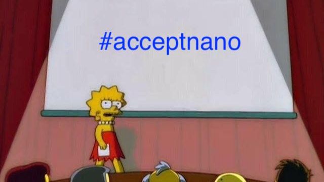 nano's tweet image. #acceptnano