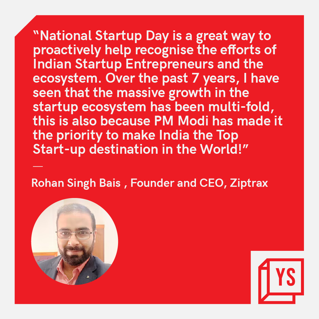 YourStoryCo's tweet photo. Founders discuss what 'National Startup Day' means for the Indian startup ecosystem

Read now: https://t.co/EJ4U5y2ujJ

#NationalStartupDay #StartUps4NewIndia @kapilgab @TheOneValley @ZiptraxTech @rohankaji @MabelChacko @BankWithOpen @AdyogiPlatform