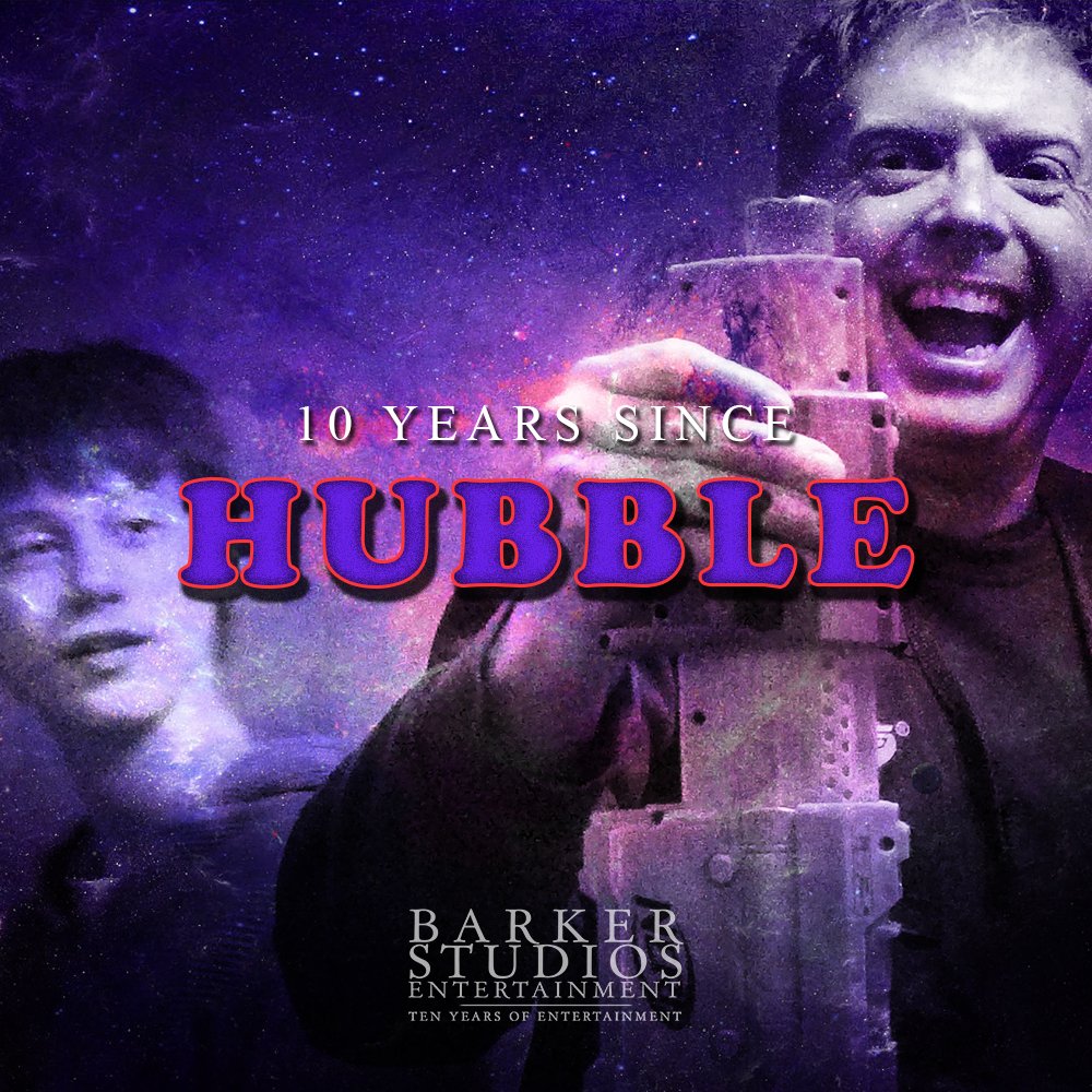 BarkerStudios's tweet photo. We're struggling to comprehend it ourselves 🤯  Hands up if you miss Hubble! 🙌

Watch Hubble at https://t.co/3VNNUzdBBK

#film #films #independantfilm #independantfilmakers #independantfilmstudio #webseries #scifi #10Years https://t.co/vvsdE3FeFF