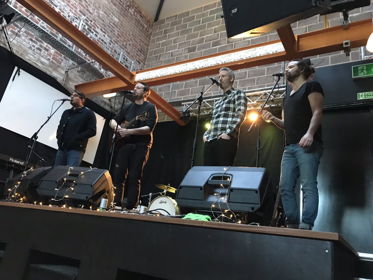 The glorious <a href="/thefutureheads/">The Futureheads</a> at <a href="/poprecsltd/">Pop Recs CIC</a> 

Thanks <a href="/wearechalkNCL/">Chalk</a> ❤️💃🏼