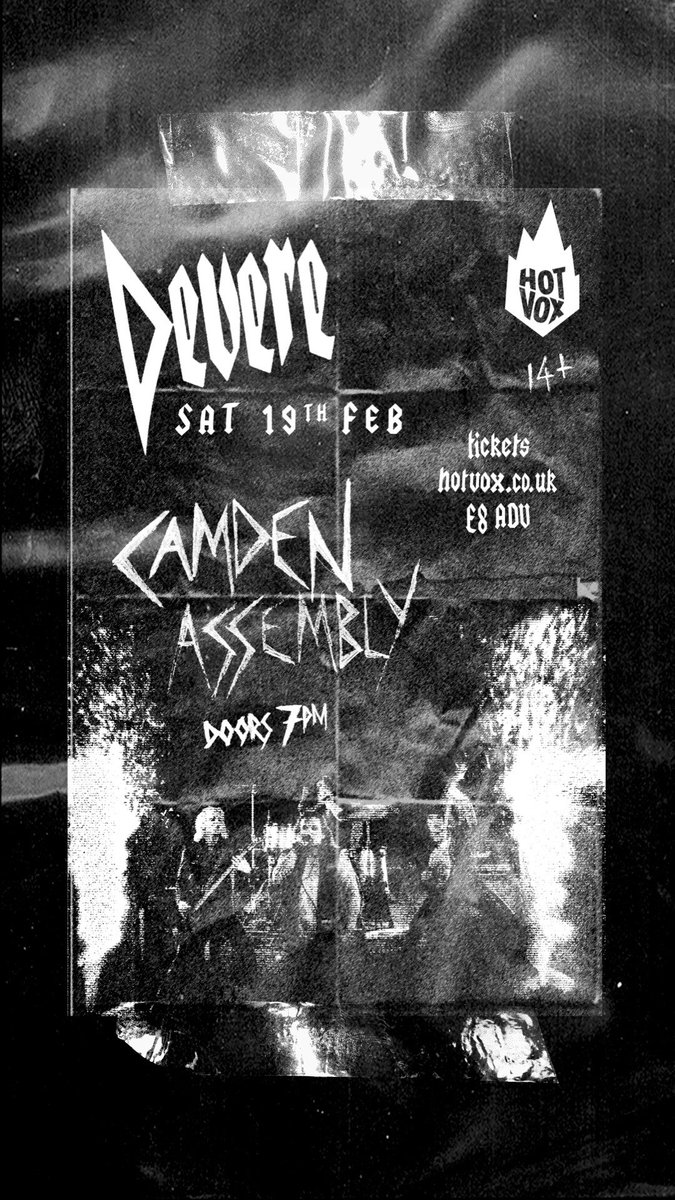 DeVere (@devererocks) on Twitter photo 💥💥LET’S GOOO!💥💥
Super excited to announce our debut live show! Come get rocked 🤘
<a href="/CamdenAssembly/">Camden Assembly</a>, London 🇬🇧 19th Feb!
Tickets: bit.ly/3HGlSdX 💥💥LET’S GOOO!💥💥
Super excited to announce our debut live show! Come get rocked 🤘
<a href="/CamdenAssembly/">Camden Assembly</a>, London 🇬🇧 19th Feb!
Tickets: bit.ly/3HGlSdX