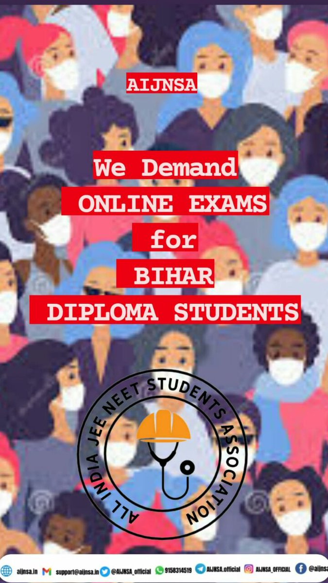 SShvaintanquae's tweet photo. The life of the student should not be played with, at this time corona cases are increasing very fast. SBTE should take online semester exam. 
#SBTEBiharOnlineExamLo 

@NitishKumar https://t.co/WVMhwU2ez2