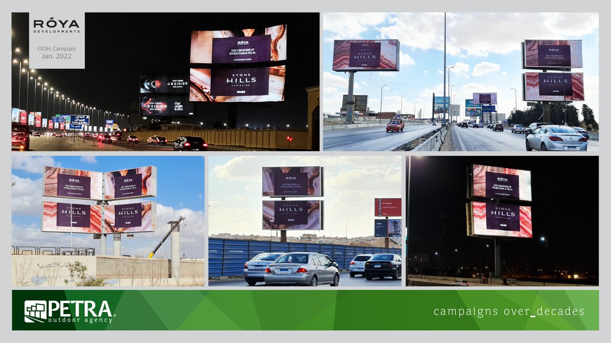 PETRA_OOH's tweet photo. A returning client is a happy client, Thanks for the Creators of #Stone_Park and #Telal @Roya Developments for your ongoing trust and #Congratulation on the launch of #Stone_Hills. we wish you a very successful #outdoor #Campaign.
#Petra_outdoor_agency
#Campaigns_over_decades https://t.co/WopEGKqvB2