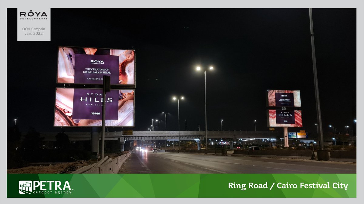 PETRA_OOH's tweet photo. A returning client is a happy client, Thanks for the Creators of #Stone_Park and #Telal @Roya Developments for your ongoing trust and #Congratulation on the launch of #Stone_Hills. we wish you a very successful #outdoor #Campaign.
#Petra_outdoor_agency
#Campaigns_over_decades https://t.co/WopEGKqvB2