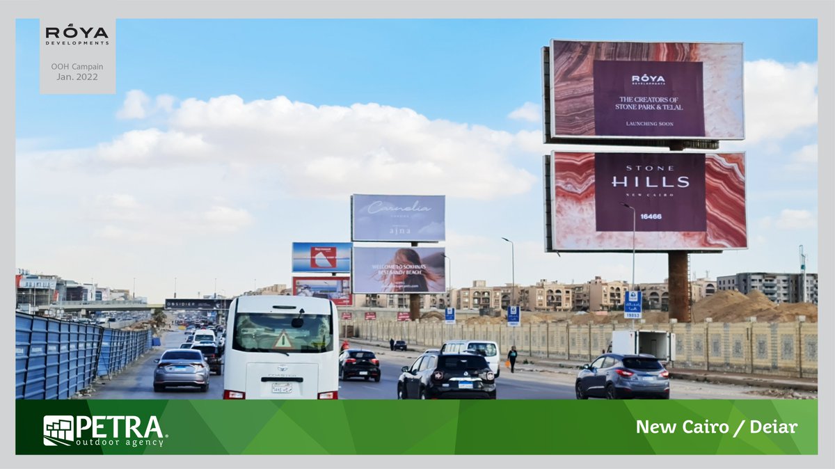 PETRA_OOH's tweet photo. A returning client is a happy client, Thanks for the Creators of #Stone_Park and #Telal @Roya Developments for your ongoing trust and #Congratulation on the launch of #Stone_Hills. we wish you a very successful #outdoor #Campaign.
#Petra_outdoor_agency
#Campaigns_over_decades https://t.co/WopEGKqvB2