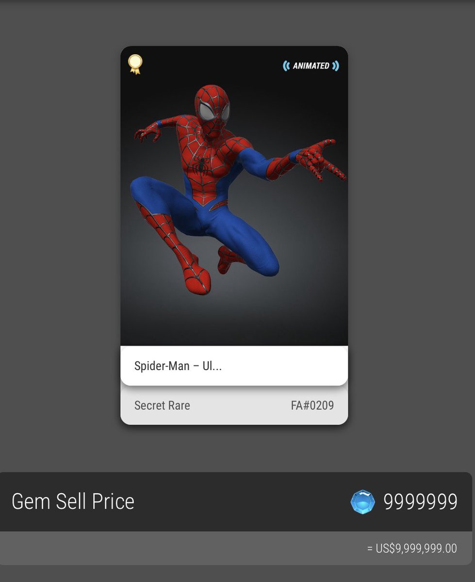 KyleWillson's tweet photo. Find my SR a Spidey to follow me in the VeVe app!!!!! #veve #ecomi https://t.co/D8nilSHtdw