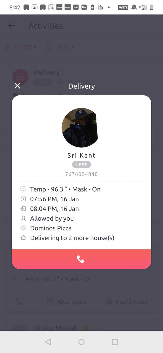 thakore08's tweet photo. @dominos_india what happened to the 30min guarantee. Never bothered, but lying if you missed is not done. The order was delivered on time, but if the delivery guy entered the society 17mins later than the delivered time. How did he deliver? https://t.co/zkEZ5AAyEo