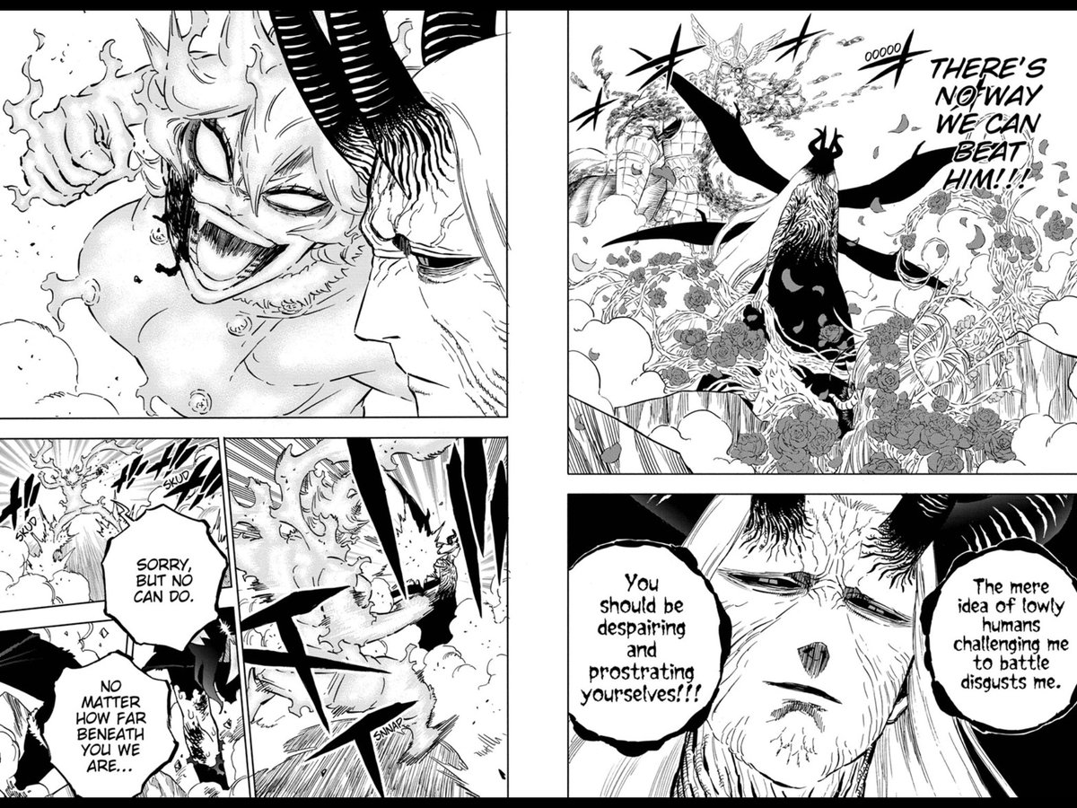 KameronKKJ's tweet photo. Countless panels of Lucifer just yeeting the captains 💀💀💀💀#bc319 https://t.co/eCnL6Java4