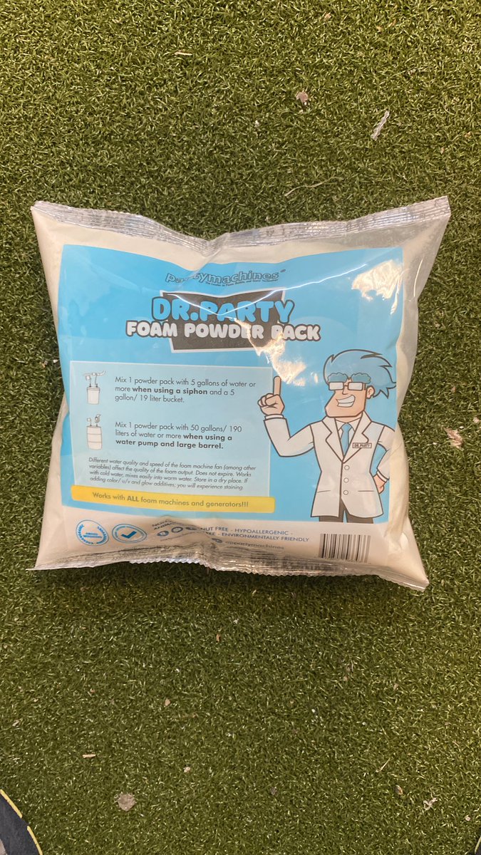 partymachines's tweet photo. 2022 means new packaging for the same great foam powder packs. #foamparty #foampowderpacks https://t.co/yDRQhi4wNy