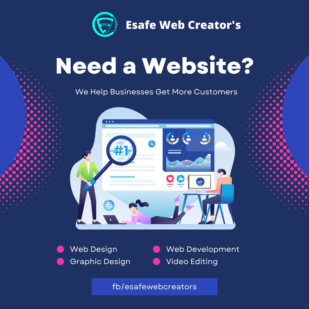 DeveloperFaysal's tweet image. আপনার কী একটি ওয়েবসাইট প্রয়োজন- যেমনঃ

✔ নিউজ/ব্লগ ওয়েবসাইট

✔ হোটেল/ বুকিং ওয়েবসাইট

✔ ই-কমার্স ওয়েবসাইট

✔ বিজনেস ওয়েবসাইট

✔ ইত্যাদি আরো সকল প্রকার ওয়েবসাইট তৈরী করা হয়।

তাহলে এখনি যোগাযোগ করুন

পেইজ - web.facebook.com/eSafeWebCreato…

মোবাইল - 01710-213100, 01892-837253