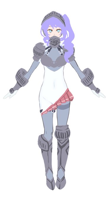 これは初期案(レオタード?の股間部分はスカートの内側をちゃんと履ける構造にしてあるけど画像での説明が面倒になったのと攻め過ぎた感があったのでボツ) 