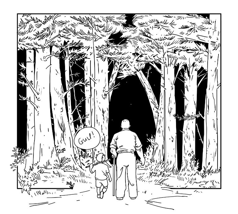 Setting the scene and ironing out ideas/style for a short illustrated story. Here's the colour version of my previous line drawing :)

#illustration #drawing #storyillustration #comics #forests