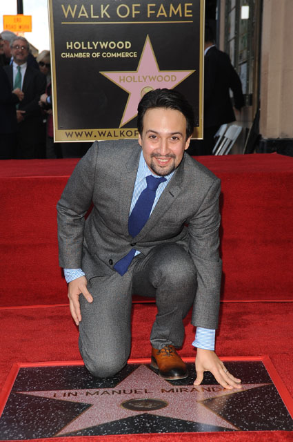 Happy Birthday to Walk of Famer Lin Manuel Miranda! 