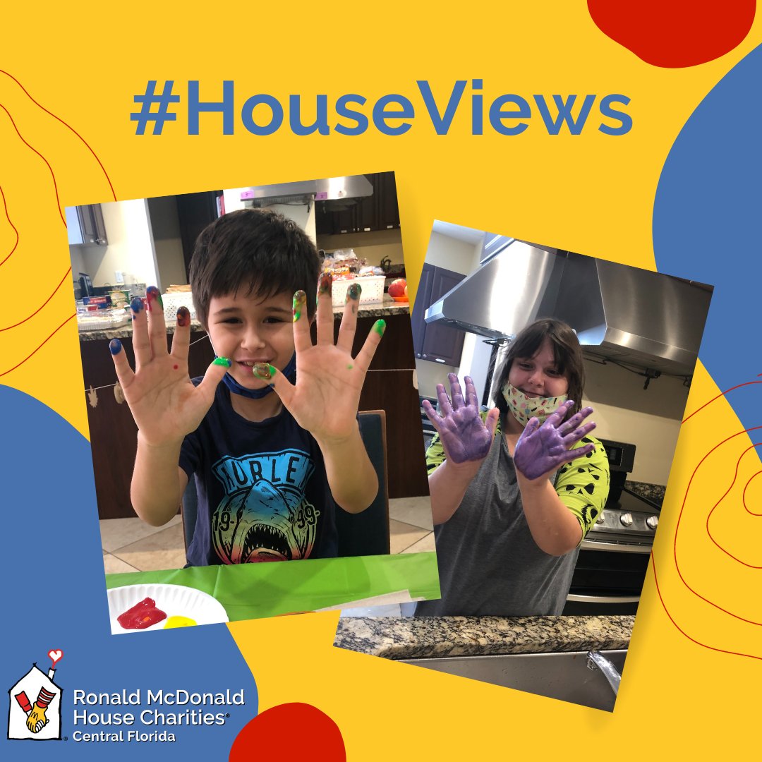 Would you believe it if we told you we did have brushes to paint with? Painting at the Houses turned into finger painting with Daniel and Clara, and it was a blast! #HouseViews
